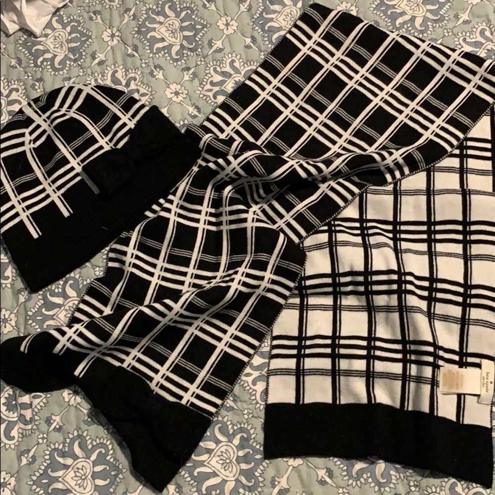 Hat and scarf set from Kate Spade NWOT